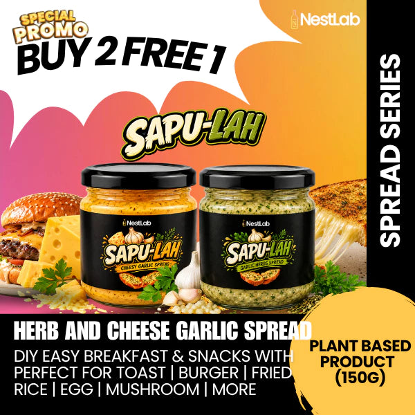 Nestlab - Cheesy Garlic Spread - DIY Your Breakfast or Snack - 150g