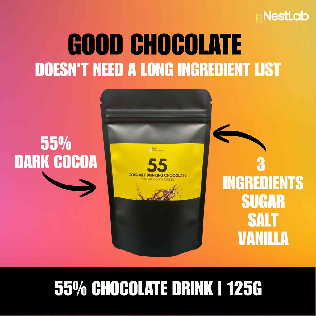 55% & 75%Dark Chocolate Drink