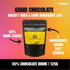 55% & 75%Dark Chocolate Drink