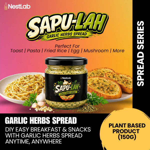 Nestlab - Cheesy Garlic Spread - DIY Your Breakfast or Snack - 150g