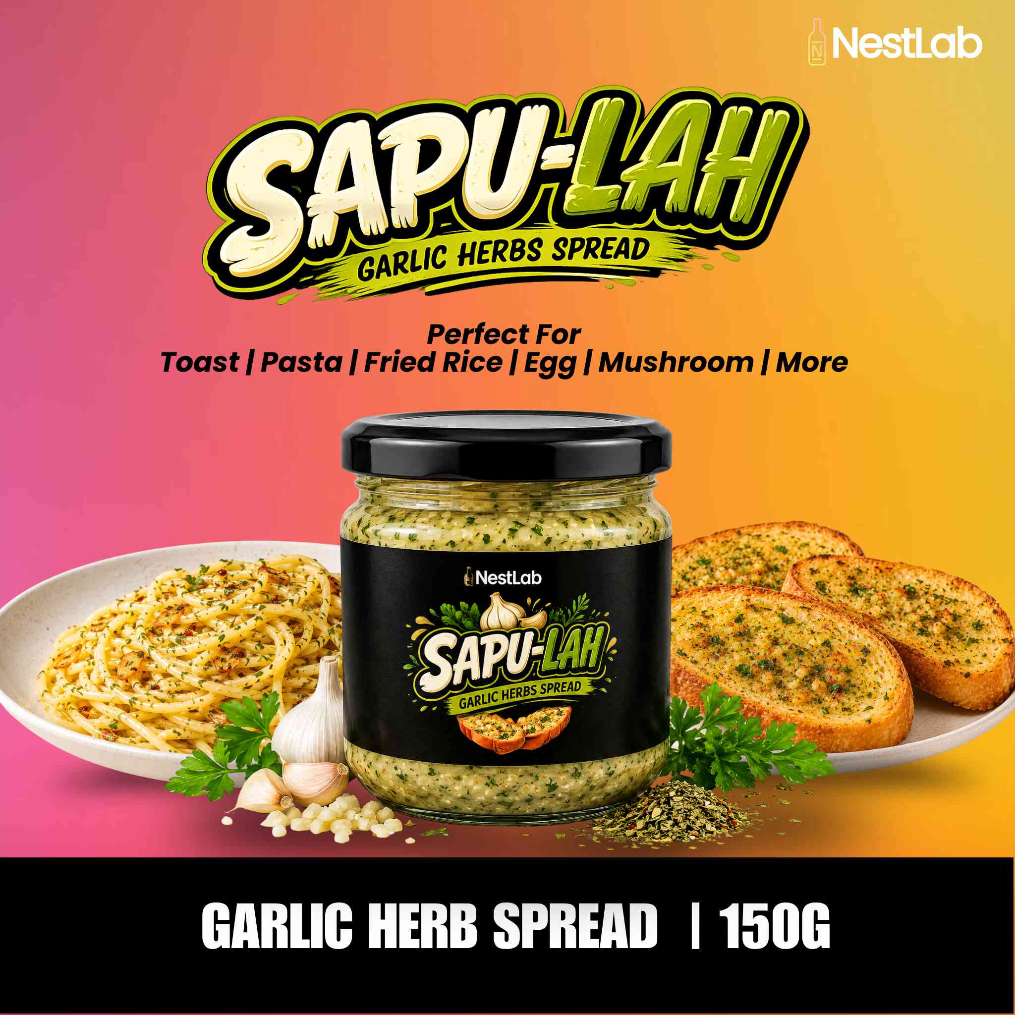 4 flavour Garlic Spread
