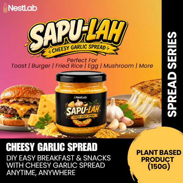 Nestlab - Cheesy Garlic Spread - DIY Your Breakfast or Snack - 150g
