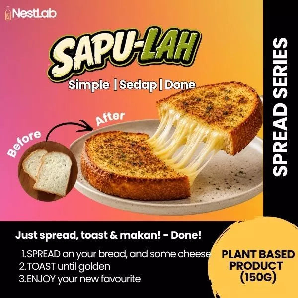 Nestlab - Cheesy Garlic Spread - DIY Your Breakfast or Snack - 150g