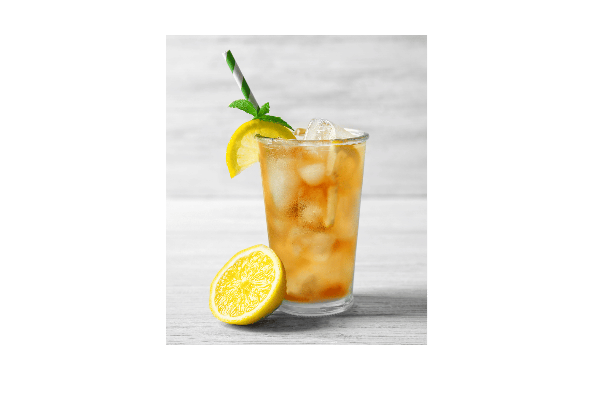 White Peach Oolong Lemon Tea