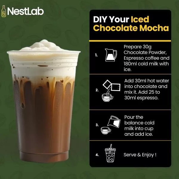 Chocolate Mocha - DIY Your Chocolate Mocha at Home with Nestlab | 100% Arabica coffee & 55% or 75% Choco - Image 5